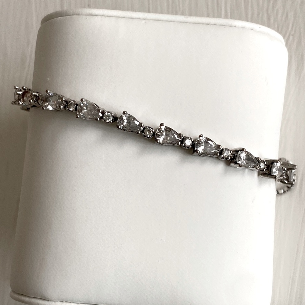 8 Carat Diamond Bolo Tennis Bracelet 925 Sterling Silver - Picture 3 of 15